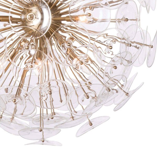 Poppy Glass Chandelier Large